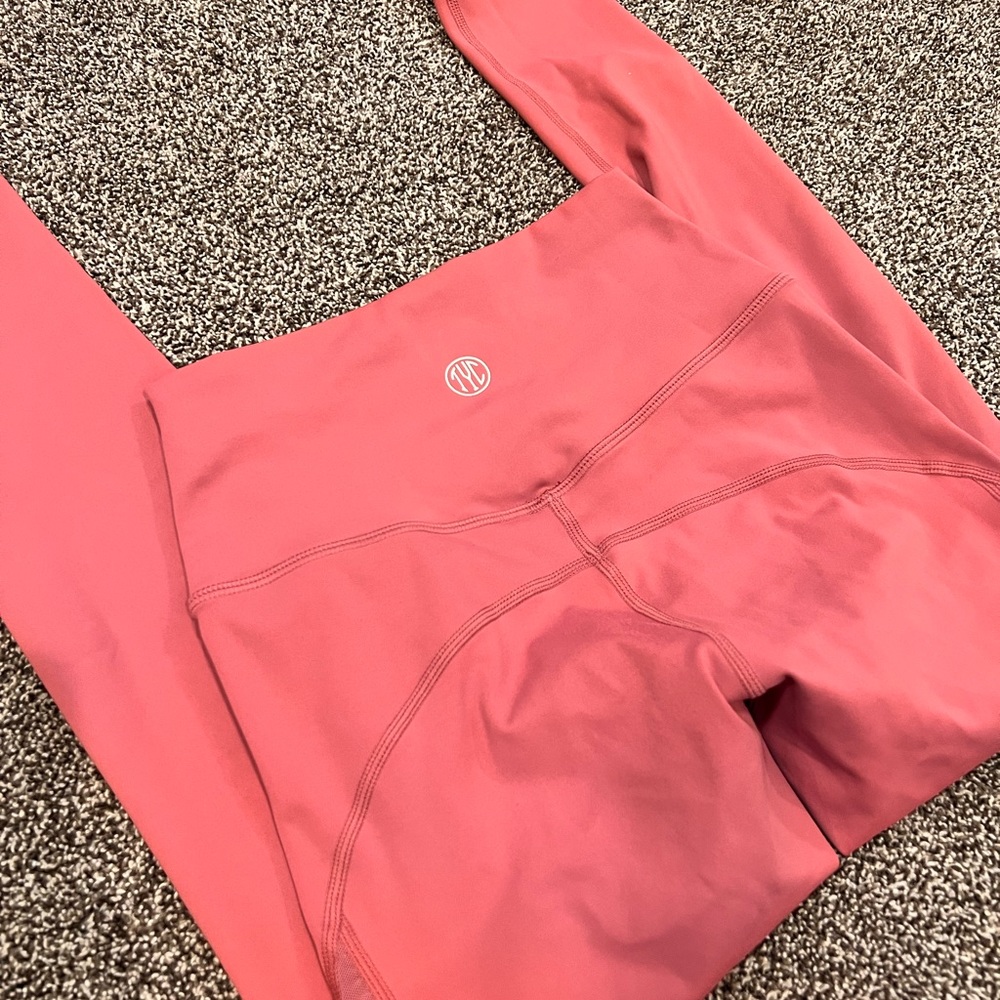 TYC pink leggings with mesh! Size XXS but fits like a regular small!